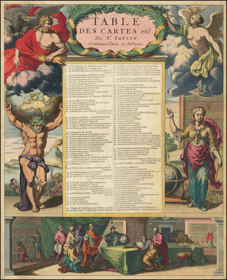 1-Title Pages and Curiosities Map By Cornelis Mortier