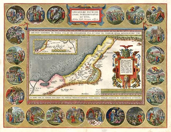 39-Asia and Holy Land Map By Abraham Ortelius