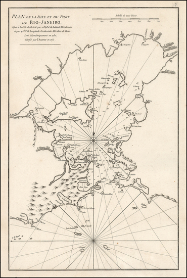 53-South America Map By Jean-Baptiste Nicolas Denis d'Après de Mannevillette