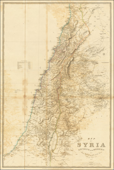 21-Middle East and Holy Land Map By James Wyld