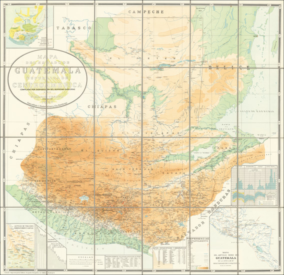 30-Central America Map By Claudio Urratia