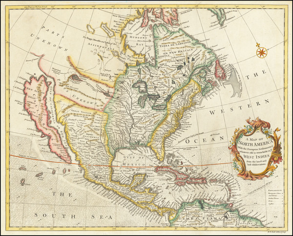 47-North America and California as an Island Map By 