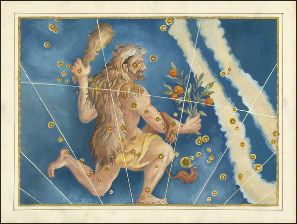 85-Celestial Maps Map By Johann Bayer