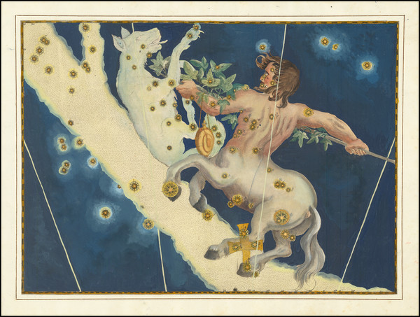 84-Celestial Maps Map By Johann Bayer