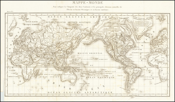 48-World and Oceania Map By Anonymous