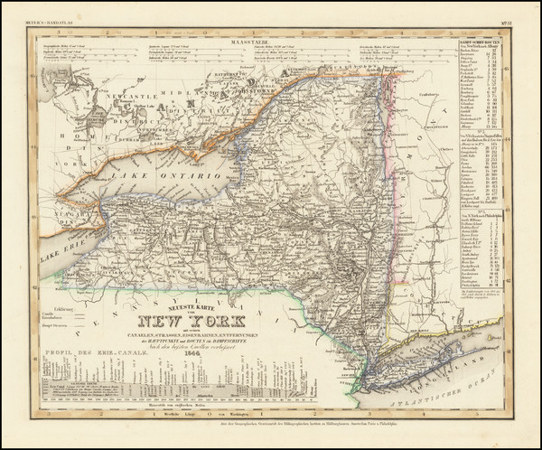 99-New York State Map By Joseph Meyer