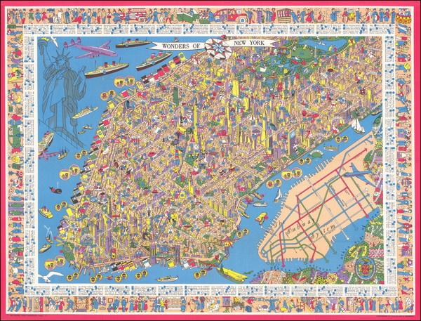 66-New York City and Pictorial Maps Map By Nils Hansell