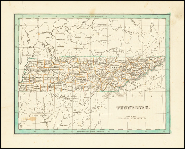 58-Tennessee Map By 