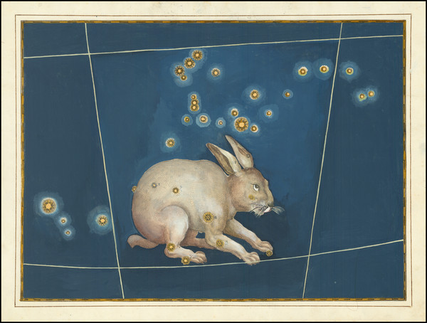 43-Celestial Maps Map By Johann Bayer