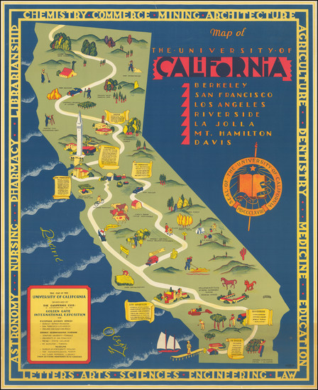 72-Pictorial Maps and California Map By S. Iachman