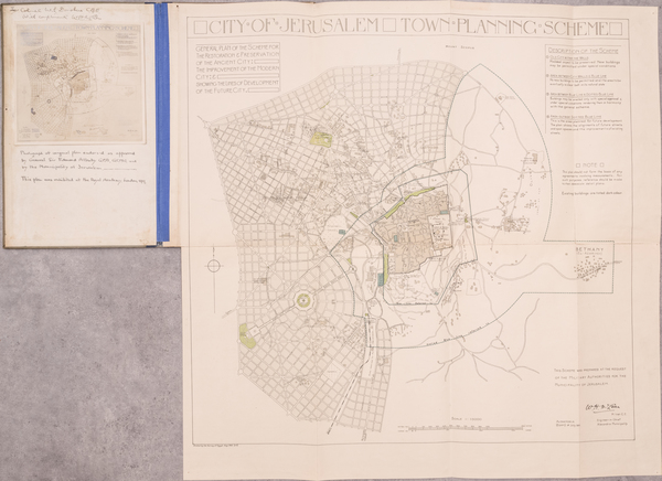 67-Jerusalem Map By William McLean