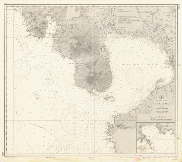 52-Philippines and World War II Map By U.S. Coast & Geodetic Survey / Philippine Bureau of Coa