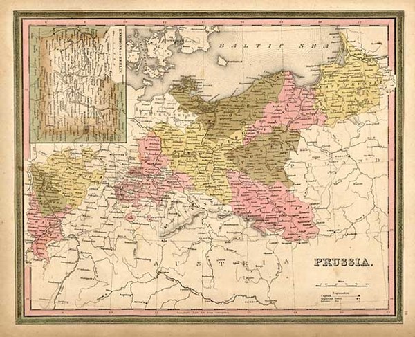 71-Europe, Baltic Countries and Germany Map By Henry Schenk Tanner