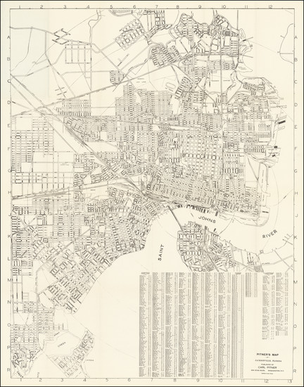 5-Florida Map By Carl Pitner