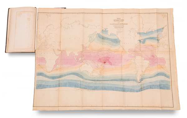 76-Pacific Northwest, Atlases and Rare Books Map By Charles Wilkes