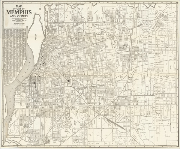 58-Tennessee Map By Ohman Map Co.