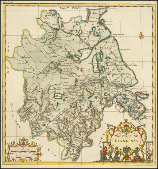 43-China Map By Jean-Baptiste Bourguignon d'Anville