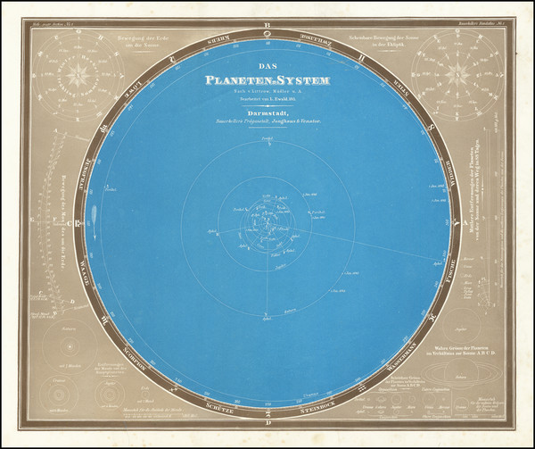 41-Celestial Maps Map By George Bauerkeller