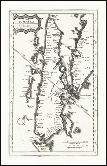 86-Singapore, Indonesia and Malaysia Map By Pieter van der Aa