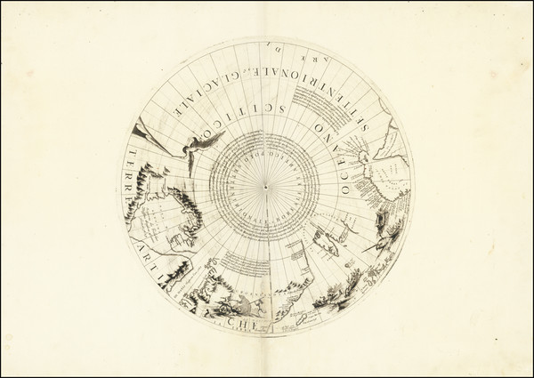 87-Polar Maps, Russia, Scandinavia and Canada Map By Vincenzo Maria Coronelli