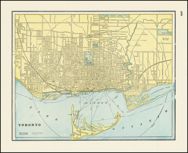 22-Eastern Canada Map By George F. Cram