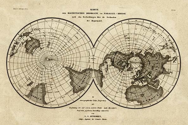 49-World, World and Polar Maps Map By Joseph Meyer