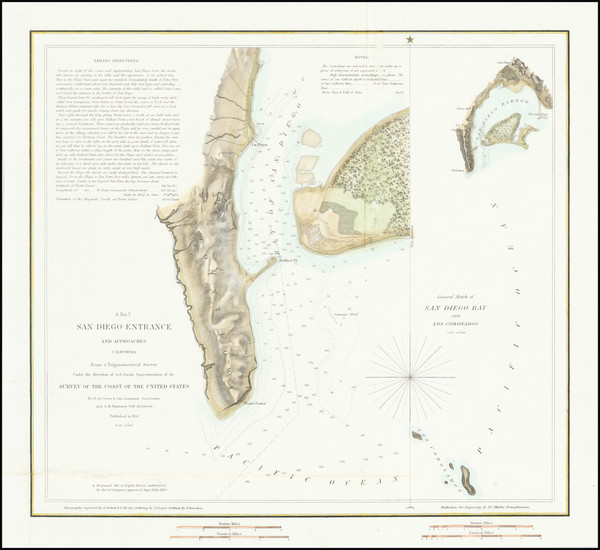 78-San Diego Map By U.S. Coast Survey