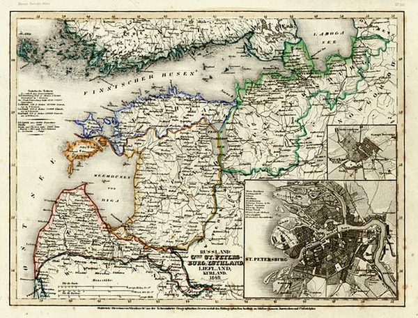 97-Europe, Russia and Scandinavia Map By Joseph Meyer