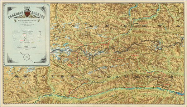 40-Pictorial Maps and Western Canada Map By Canadian Pacific Railway