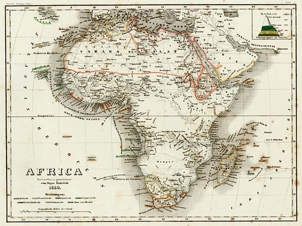 61-Africa and Africa Map By Joseph Meyer