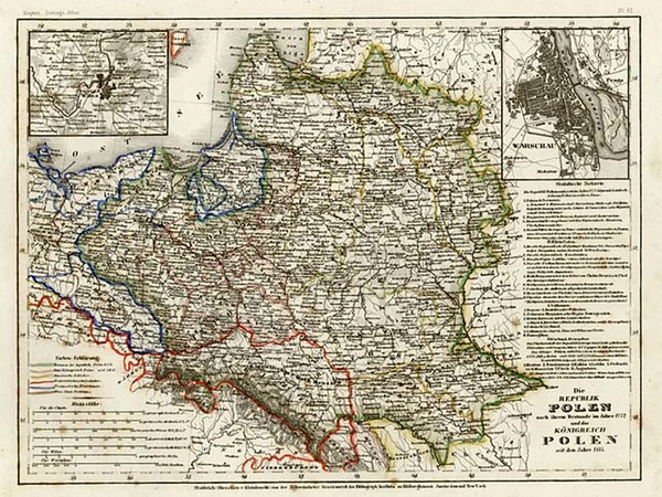 20-Europe, Poland, Russia, Baltic Countries and Germany Map By Joseph Meyer