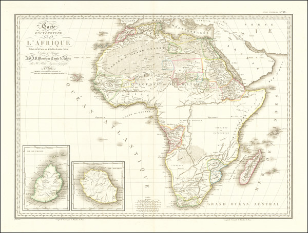 48-Africa Map By Adrien-Hubert Brué