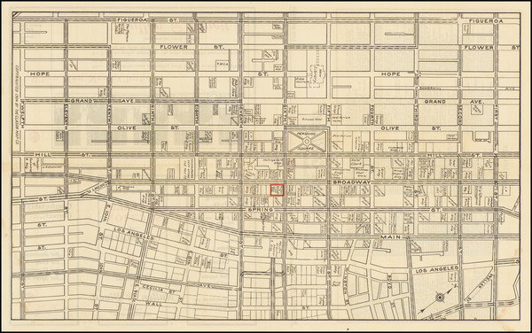 41-Los Angeles Map By The Clason Map Company