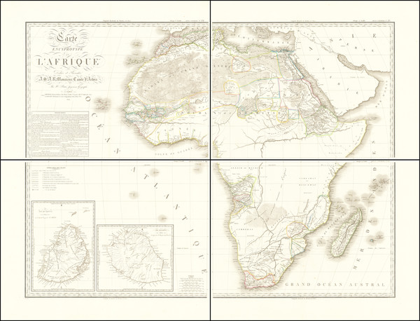 39-Africa Map By Adrien-Hubert Brué