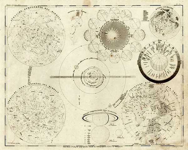 23-World, Celestial Maps and Curiosities Map By Joseph Meyer