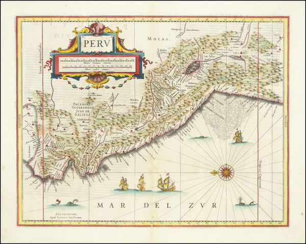 66-Peru & Ecuador Map By Jan Jansson