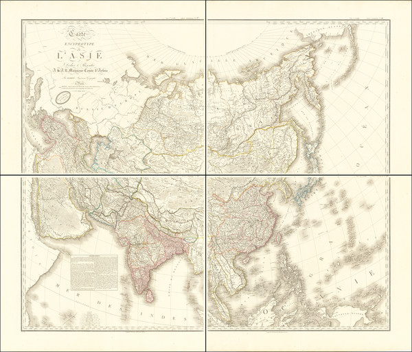 45-Asia Map By Adrien-Hubert Brué