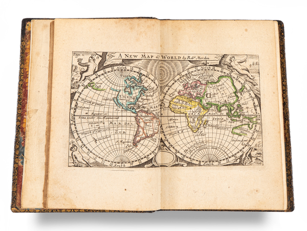 55-Atlases and Rare Books Map By Robert Morden / Patrick Gordon