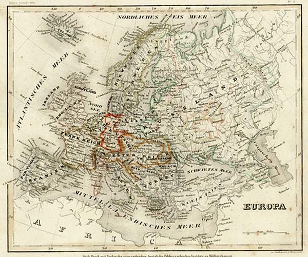 57-Europe and Europe Map By Joseph Meyer