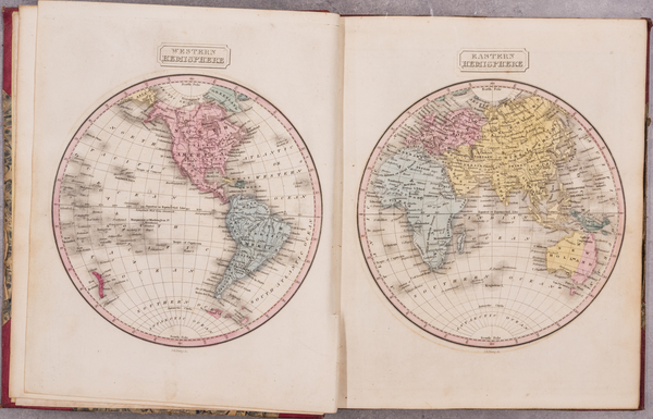 6-Atlases Map By Conrad Malte-Brun