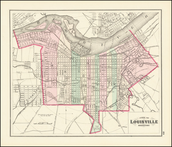 100-Kentucky Map By O.W. Gray