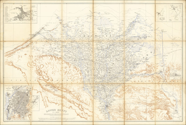 96-Egypt Map By War Office