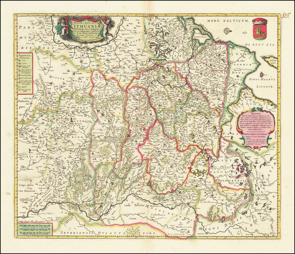 78-Poland and Baltic Countries Map By Frederick De Wit