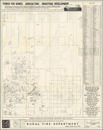 96-Arizona Map By R.S. Knight