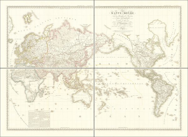 51-World Map By Adrien-Hubert Brué