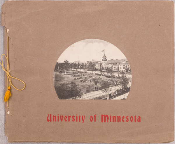 25-Minnesota and Photographs Map By North Western School Supply Co.