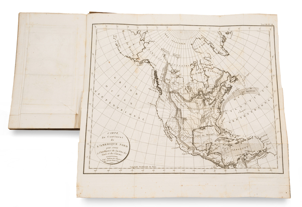 80-United States, Rare Books and Geological Map By Constantin F. Volney