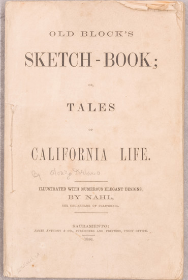 58-California, Rare Books and Fair Map By Alonzo Delano  &  Charles Nahl