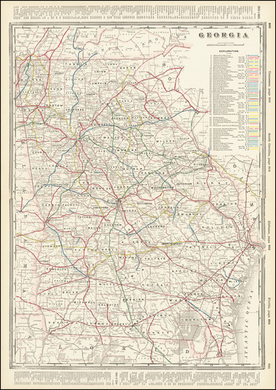 42-Georgia Map By 