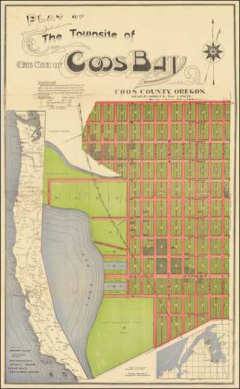 48-Oregon Map By F.K. Gettins